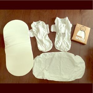 Snoo swaddles, sheet, and mattress - NEW